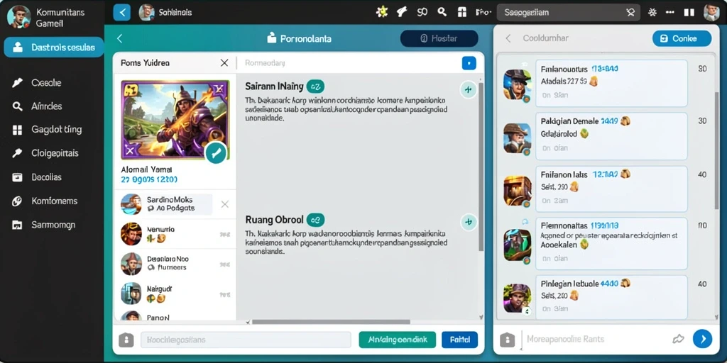 Fitur sosial yang memungkinkan interaksi antar pemain.