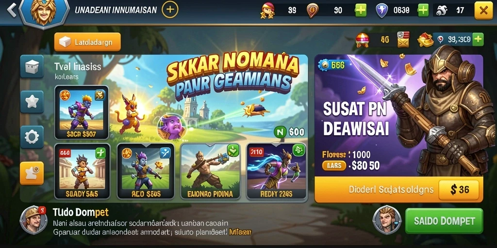 Fitur bonus harian yang membuat permainan semakin menarik.