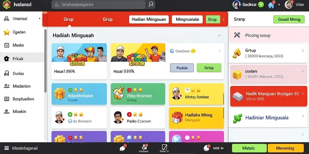 Mode permainan yang beragam dan penuh tantangan.