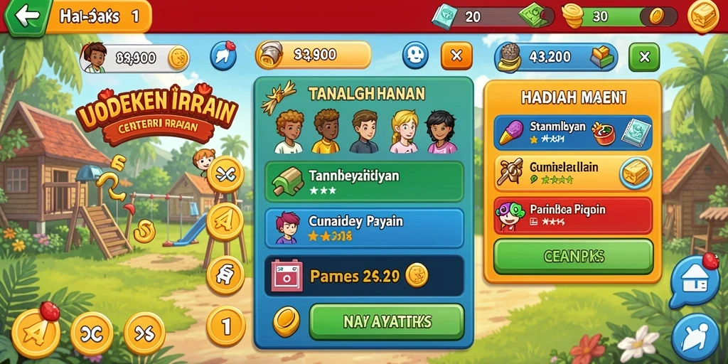 Fitur leaderboard untuk melihat peringkat pemain.