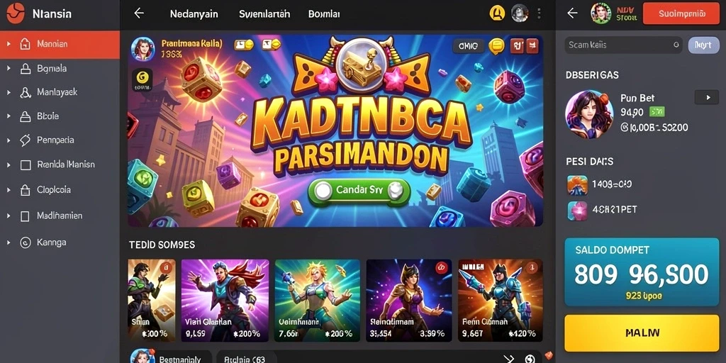 Screenshot menggambarkan promo bonus yang menggiurkan.